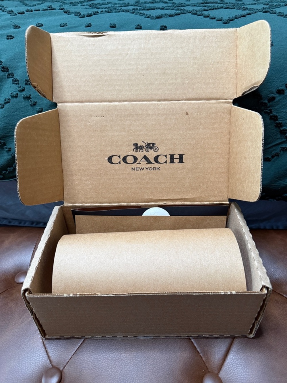 Coach New York Branded Shipping Box with Logo